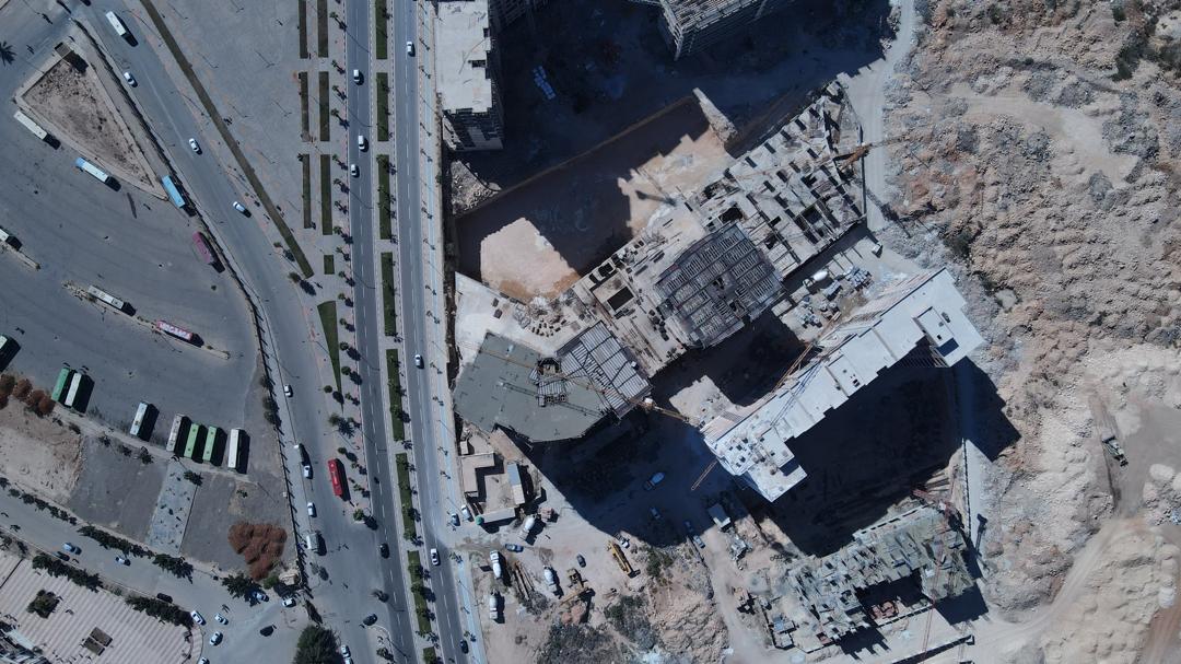 prise aerienne projet hadj ammar